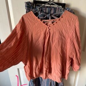 a.n.a Coral Blouse for Women
